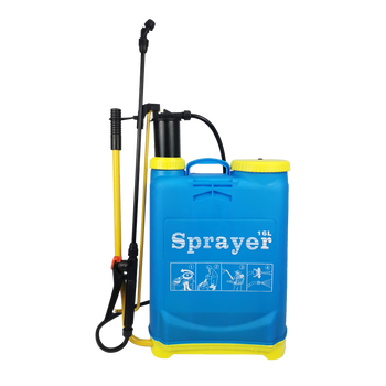 安赛瑞 手动喷雾器 16L手摇八角桶单管背负式喷壶 农用打药机农业园林杀虫 530173