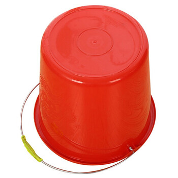 海斯迪克 HKCL-171 红色水桶 塑料手提水桶 加厚洗车桶拖把化工储水桶清洁塑料胶水桶