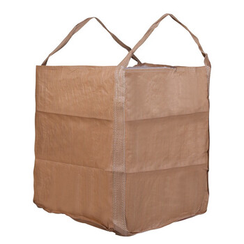 飞尔（FLYER）吨袋 全新黄色集装袋 承重1吨 加厚耐磨污泥预压袋 两吊X字托底无口布90x90x110cm【FLJD270】