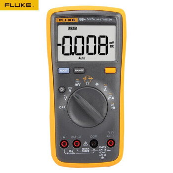 福禄克（FLUKE）F15B+ 数字万用表万能表 掌上型多用表 电容频率温度仪 自动量程