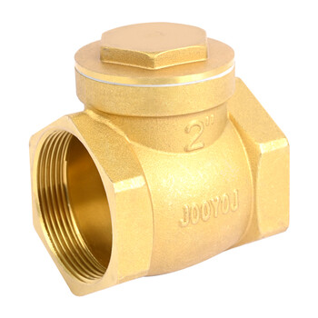 匡建仪表（CONJANT）卧式黄铜止回阀 内螺纹加厚单向阀 逆止阀水泵阀水管水表阀 DN50 