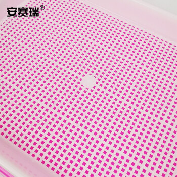 安赛瑞 芽苗菜盘 双层芽苗菜育苗盘小麦水培植盆育苗盆双层多功能芽菜盘 内盘32.3×23.5×3.6cm 粉色 530517