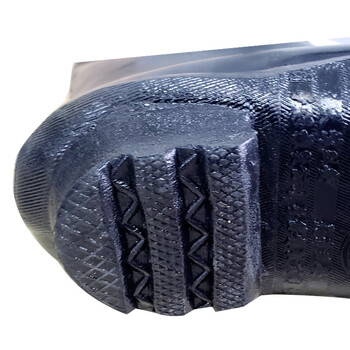 双安 43码中筒工矿雨靴 半筒防水防滑雨鞋