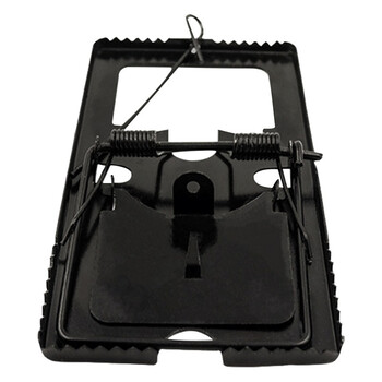 稳斯坦 W628 (5个)黑色大号捕鼠器 老鼠夹铁质抓捉老鼠器指针机关耗子器 15.5*8.5cm