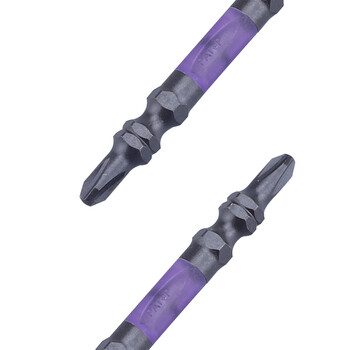 安力士牌（ANEX）进口黑龙韧性批头ABRS5-2065 耐40V强磁小双头螺丝刀 十字风批咀 PH2X65mm 5支装