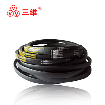 三维（THREEV）动力传动橡胶工业皮带 包布V带C型三角带 C3150