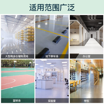 阿斯密 ASMES AS6216M 双组份无溶剂环氧自流平地坪漆面漆 30kg 艳绿色
