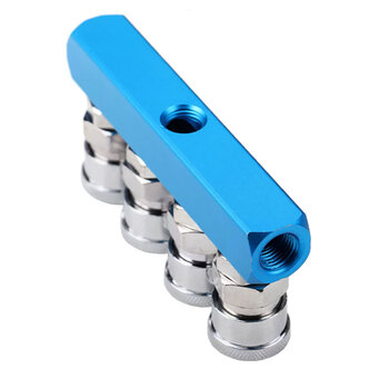 冰禹 BYQD-106 直四通 C式快速接头 快插气动SMYSMV自锁接头气动元件 直四通