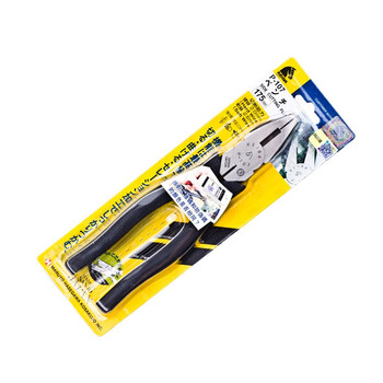 马牌（KEIBA）进口电工平嘴钳P-107老虎钳 平咀钢丝钳7寸 175mm