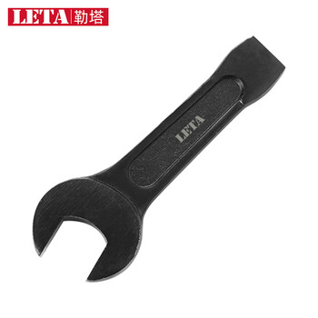 勒塔（LETA）敲击呆扳手 重型单头开口扳手直柄大号扳手汽修工具85mmLT6346