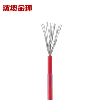 沈缆金环 FVN-450/750V-1.5mm² 尼龙护套线 100米/捆 红色