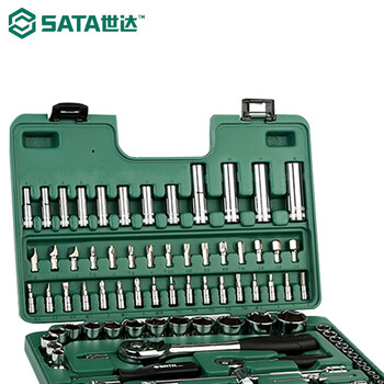 世达 SATA 86件6.3x12.5MM系列套筒组套 09013 1