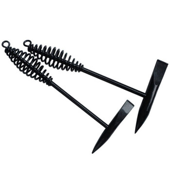 海斯迪克 HKLJ-33 电焊工碳钢敲渣锤 500g尖头弹簧锤 悬挂式地质锤