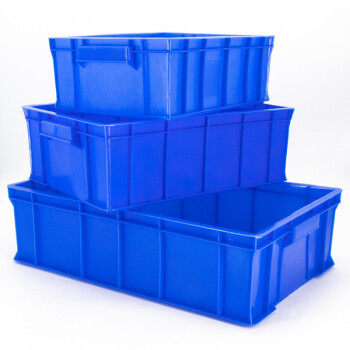 海斯迪克 HK-678 零件收纳盒五金零件盒 塑料周转箱螺丝工具物料盒 7号蓝300*200*87mm