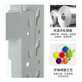 迈巍中型货架金属仓储货架库房置物架储物架钢架超市展示架250KG/层可定制ME107