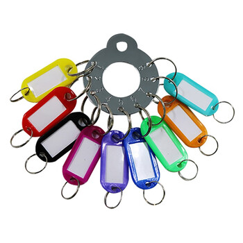 工者 金属钥匙板手提钥匙盘钥匙圈环收纳分类钥匙牌钥匙环扣锁匙牌串