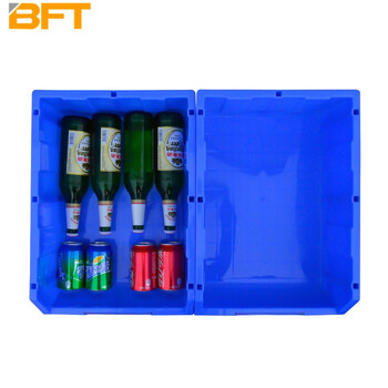 贝傅特 加厚斜口零件盒收纳盒 仓库货架分类箱组合式螺丝物料盒配件盒五金工具塑料盒 蓝色（一个盒子）R2号