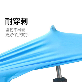 塞莫诗 一次性手套蓝色丁腈 1000只/箱  防水耐污厨房卫生保洁酒店美发纹身宠物N902BL 中号M
