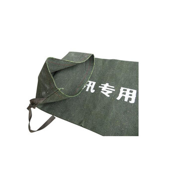 飞尔（FLYER）8条加厚加密防汛沙袋雨季防水沙袋工程抗洪帆布沙袋物业防汛袋约装20KG沙带封口系带 70cm*30cm