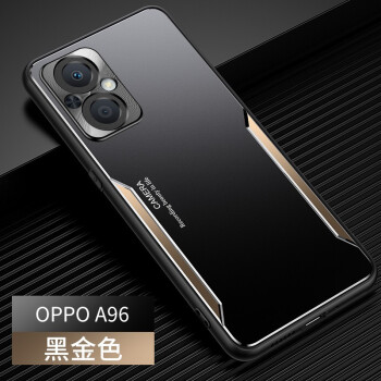 文基鹏oppoa96手机壳5g镜头全包防摔oppo保护套高档金属超薄硅胶磨砂