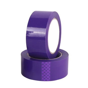 飞尔（FLYER）彩色胶带 封箱打包 宽3.5cm长90m 打包透明胶带 紫色 3卷起批【FL0J01】