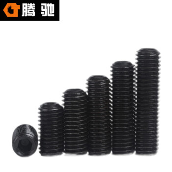 腾驰（CT） 内六角凹端紧定螺丝 DIN916 合金钢 12.9 发黑  M2.5*3(500支/包）