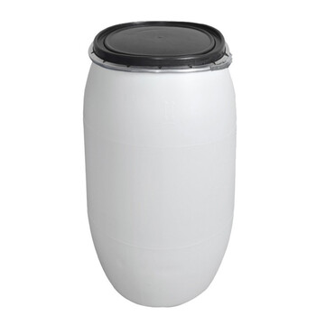 访客 FK 塑料水塔200L蓝色大号水桶加厚储水桶储存水罐蓄水箱PE塑料搅拌桶化工桶法兰桶带铁箍