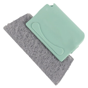 金诗洛 K522 窗户槽沟夹缝清洁刷子扫凹槽门窗沟清洁工具扫帚清理窗台缝隙刷 蓝色