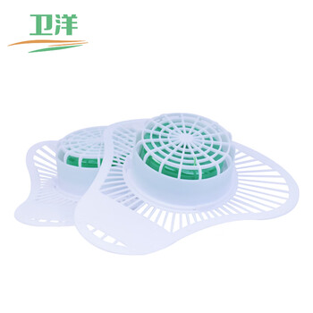 卫洋 WYS-229 男士小便池除臭三角块 厕所芳香片清洁过滤网 尿斗香块（三角）10个装