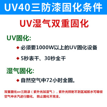 奥斯邦（Ausbond）UV40紫外线光固化UV三防漆湿气双重固化防水三防胶PCB线路板绝缘防潮电机线圈保护胶1KG