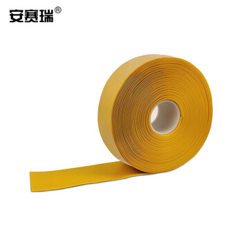 安赛瑞 重载型划线胶带 5S管理耐压耐磨安全标线 标记保护带黄10cm*30m 15101