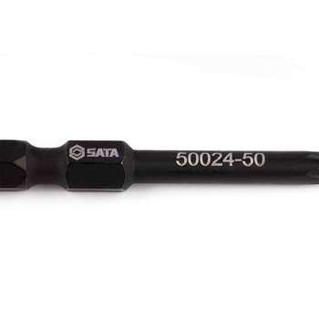 世达SATA 1/4"（6.35mm)系列50mm长机用花形批头，10件套，T15*50mm ，59023-50