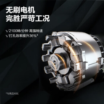 威克士（WORX）WU182锂电无刷电钻大扭矩充电手电钻电动螺丝刀多功能电动工具60Nm 双电版