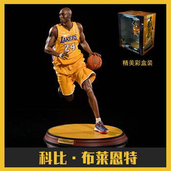 科比手办nba篮球明星黑曼巴湖人kobe摆件模型公仔人偶