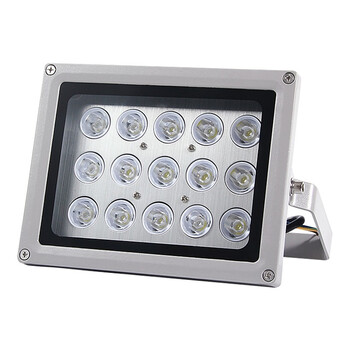 敏宏士MHS-B15 监控补光灯AC220V白光灯室外小区道匝停车场光感LED灯15灯15WIP66防水 12MM/车牌识别选30度