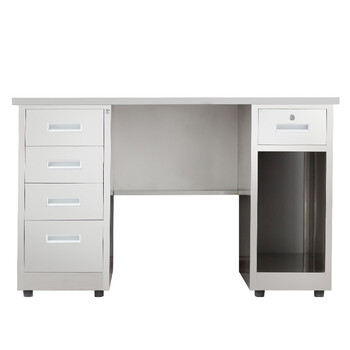 知旦201不锈钢工作台1.4米车间生产线组装台工厂检验桌600601五斗一空