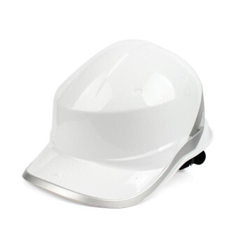 代尔塔102018安全帽 ABS材质绝缘带荧光条反光条防撞防砸防喷溅耐高温工地安全帽 蓝色