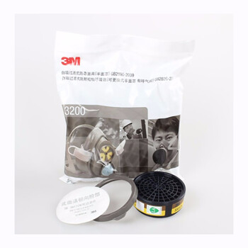 3M 防毒面具套装 3200+3303+3N11+385防尘防毒喷漆化工工业粉尘防有机蒸气酸性气体口罩面罩 1套