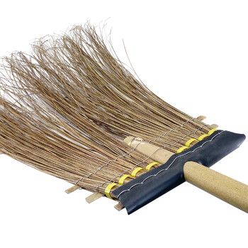 益美得  FW1356 竹扫把清洁大扫把扫马路庭院环卫物业园林葵扫把    葵骨长尾扫把 5把装