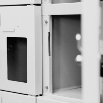 京度 钢制手机柜管理工厂学校手机存放箱收纳保管柜可定制 五十门存放柜