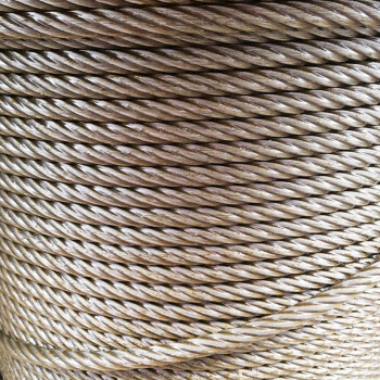 艾科堡 油性钢丝绳8mm直径（每米价格）6*19起重钢丝绳软绳吊装拖车用钢丝绳AKB-GSS-089