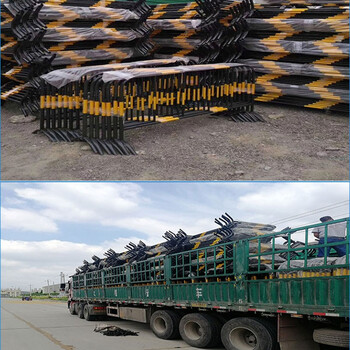 京特 铁马护栏公路施工移动式围挡道路临时隔离栏安全排队护栏警示工程安全防护 红白1500*1000