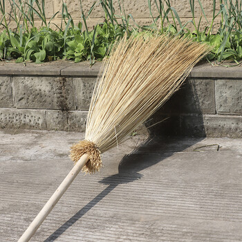 筠舒  芨芨草大扫把物业扫把扫帚环卫保洁龙须草笤帚  1把