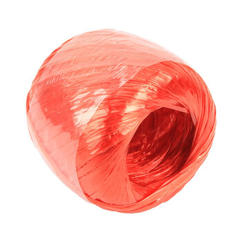 卡夫威尔 尼龙绳子捆绑用打包绳子 塑料撕裂绳捆扎绳撕裂带 包装绳草球绳封包扎带 红色 150g YJ3513