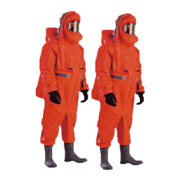 代尔塔401030内置气密1级重型防化服阻燃防火耐酸碱可防危险化学品重型防化服