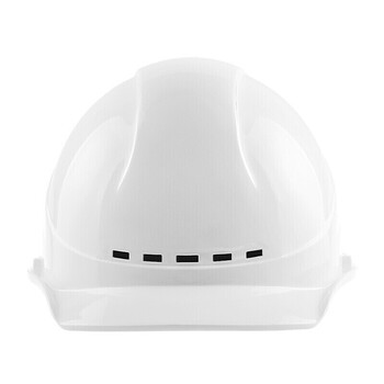 星工（XINGGONG）透气安全帽工程工地建筑施工防砸抗冲击头盔ABS免费印字白