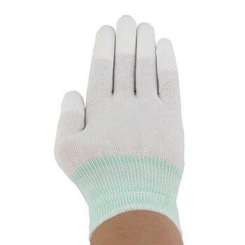 君御 Exsafety SAFEMAN君御 尼龙PU涂指手套 (100副起订） 灰边L