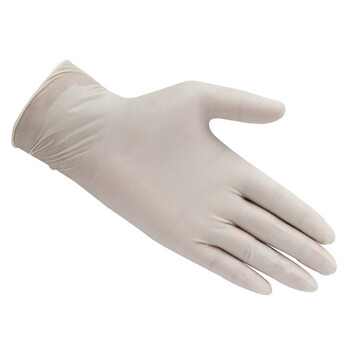 爱马斯（AMMEX）TLFCMD46100 一次性检查橡胶手套家务实验室隔离医务乳胶手套 耐用型 L码 100只/盒