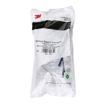 3M 10434护目镜 防冲击防雾防飞溅防尘防风沙骑行工业聚碳酸酯镜片涂层防护眼镜 透明款