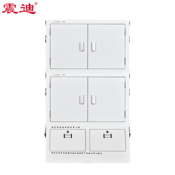 震迪手机屏蔽柜工厂员工寄存柜保管箱SD0626小底柜三节64格可定制